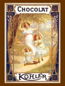 Kohler Chocolate vintage ad antiguo anuncio blog chocolate chocolandia