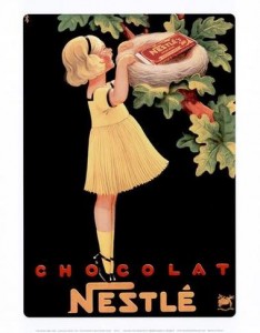 Nestle Chocolate vintage ad antiguo anuncio blog chocolate chocolandia
