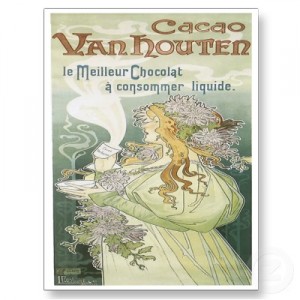 Vanhouten Chocolate vintage ad antiguo anuncio blog chocolate chocolandia